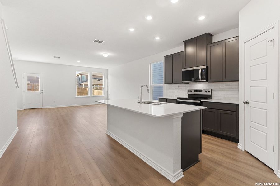 Furnished interior view inside a new home in Knox Ridge, Converse (Image 7).