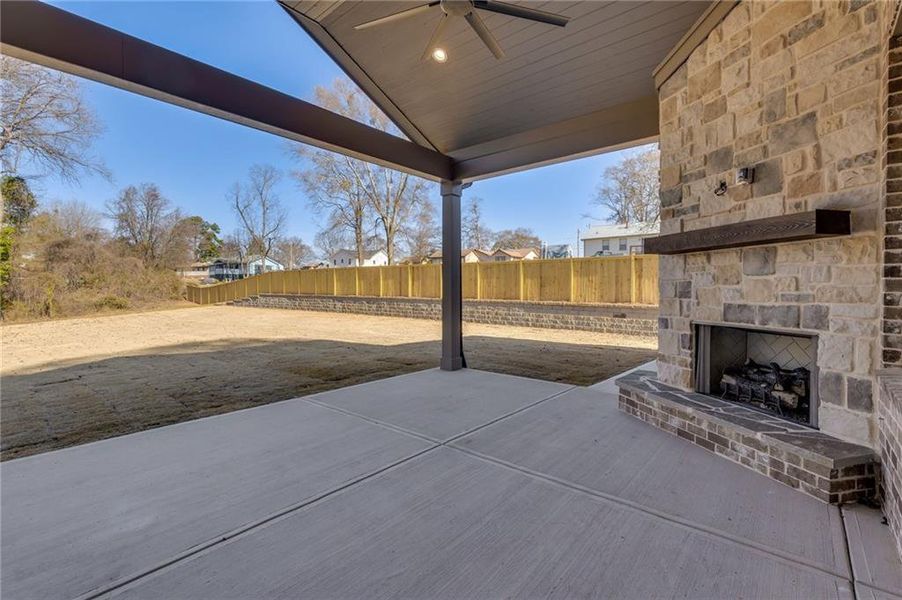 Exterior details and patio area of a home in , Buford (Image 26).
