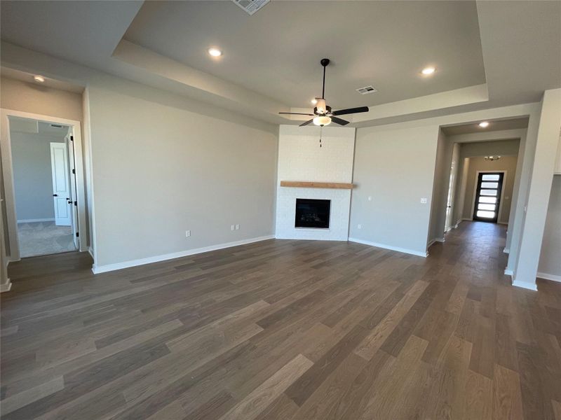Family Room with fireplace Family Room with fireplace
