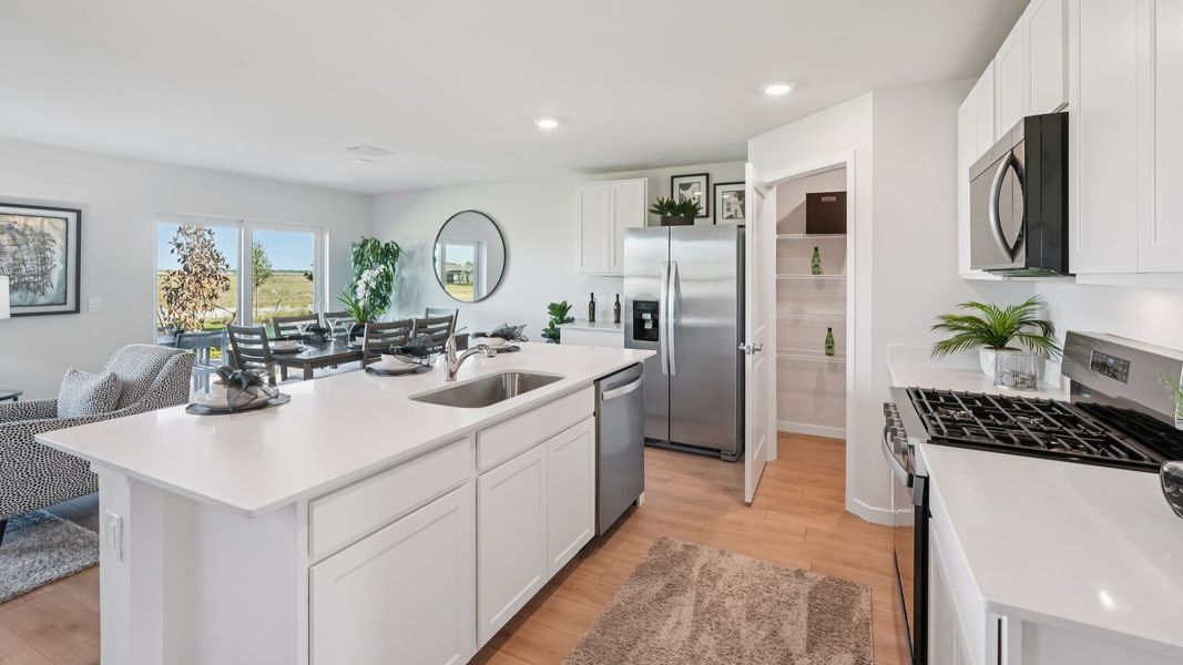 Furnished interior view inside a new home in Palmetto Landing at Babcock Ranch Express, Punta Gorda (Image 10).