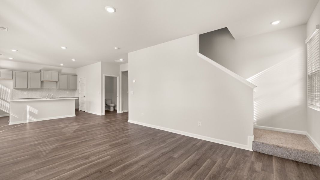 Representative unfurnished interior of a home built from the Penwell by D.R. Horton in Locust Grove Station - Cedar Ridge, Locust Grove (Image 19).