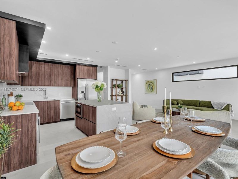 Furnished interior view inside a new home in , Dania Beach (Image 10).