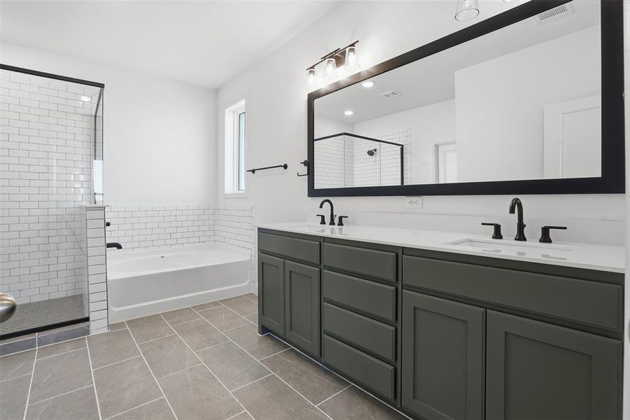 Furnished interior view inside a new home in Wildcat Ridge, Godley (Image 10). Furnished interior view inside a new home in Wildcat Ridge, Godley (Image 10).