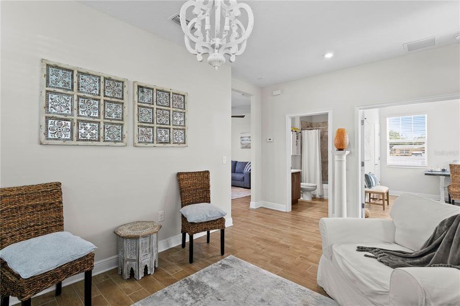 Furnished interior view inside a new home in , St. Petersburg (Image 12).