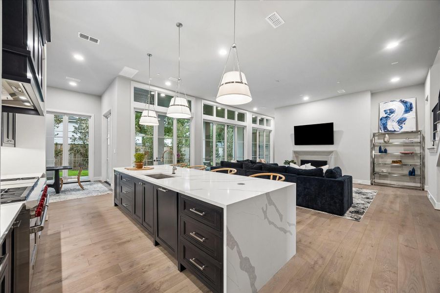 Furnished interior view inside a new home in , Houston (Image 29).