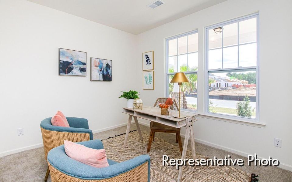 Furnished interior view inside a new home in , Ravenel (Image 8).