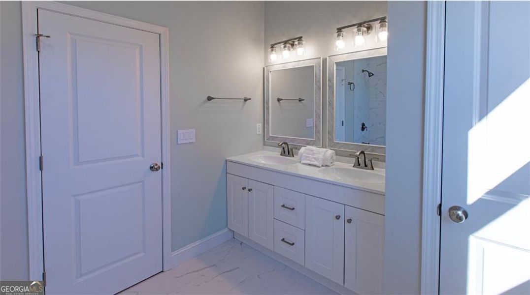 Furnished interior view inside a new home in , Atlanta (Image 18).