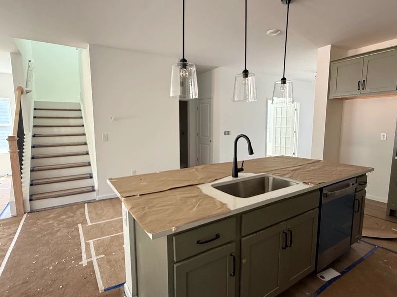 In-progress construction of a new home in The Point, Rolesville, NC (Image 12).