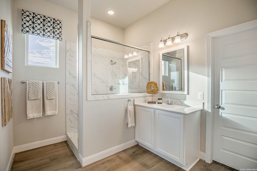 Furnished interior view inside a new home in Stillwater Ranch, San Antonio (Image 9).