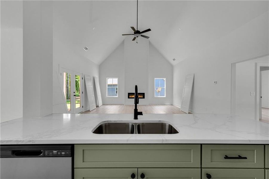 Close-up of interior finishes inside a home in , Lavonia (Image 18).