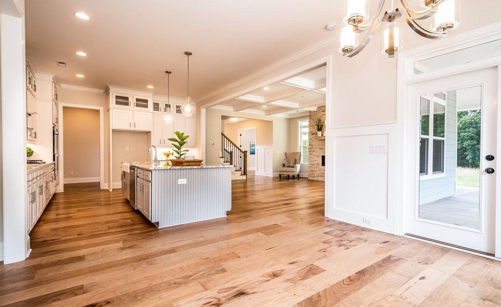 Representative furnished interior of a home built from the Berkeley by Greybrook Homes in Harbor Watch, Statesville (Image 14).
