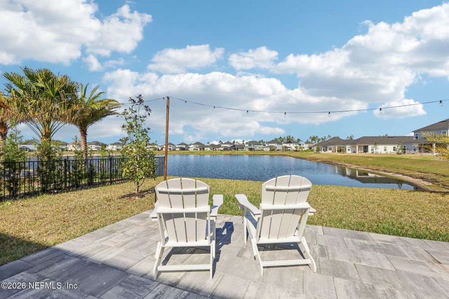 Exterior details and patio area of a home in Beacon Lake, St. Augustine (Image 35).