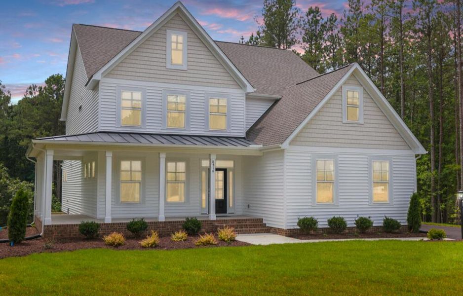 Representative exterior photo of a completed home built from the McDowell by Eastwood Homes in Hancock Farms, Aiken, SC (Image 2).