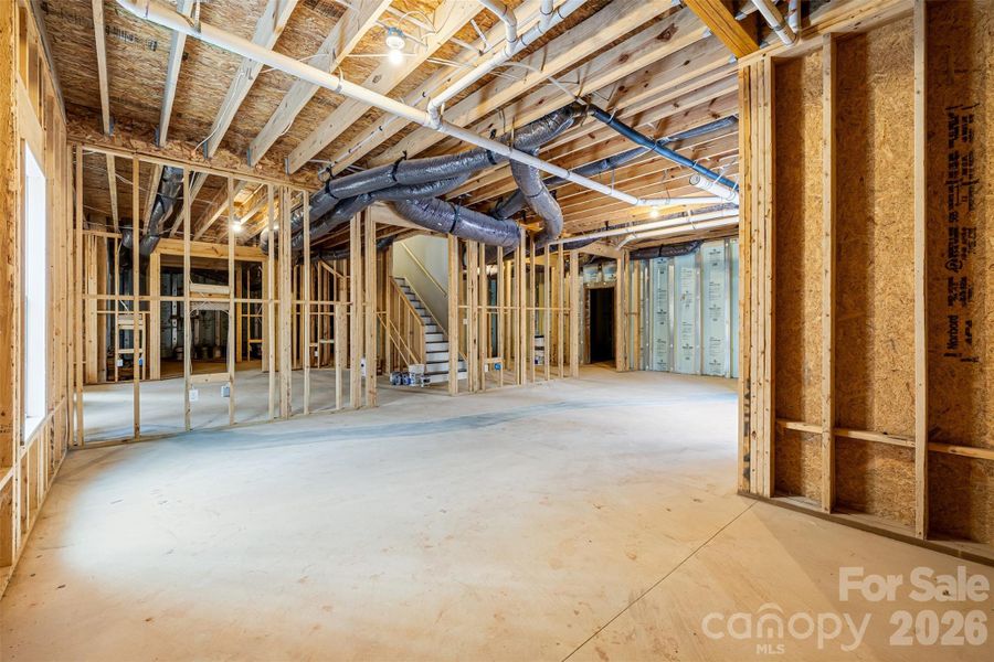 In-progress construction of a new home in , Gastonia, NC (Image 37).