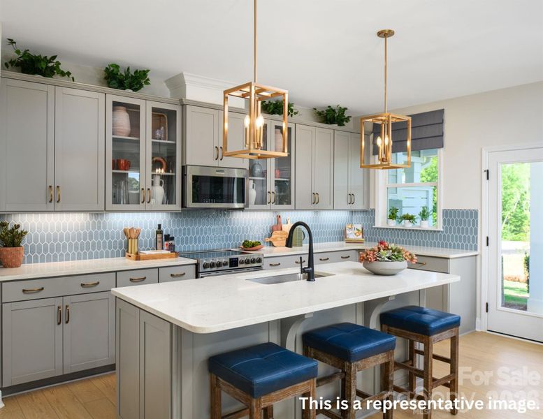 Furnished interior view inside a new home in Westview Towns, Waxhaw (Image 6).