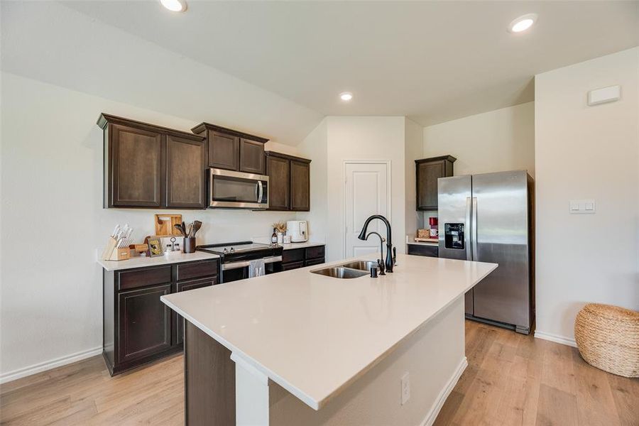 Furnished interior view inside a new home in , Princeton (Image 18).