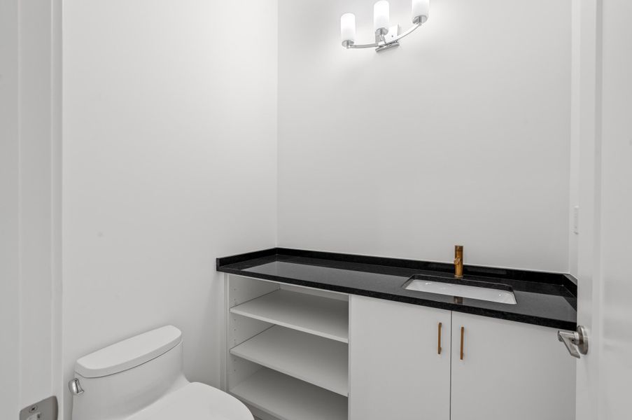 Downstairs Powder Room Downstairs Powder Room