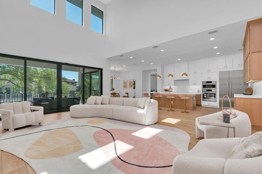 Furnished interior view inside a new home in , St. Petersburg (Image 8).