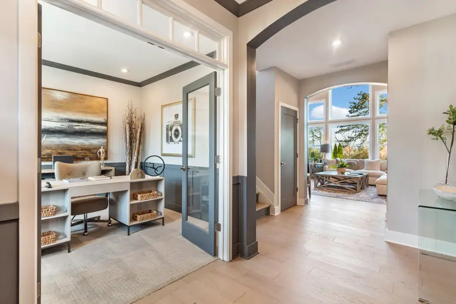Representative furnished interior of a home built from the Grandin by Fischer Homes in The Dunes at Sandbar, Santa Rosa Beach (Image 74).