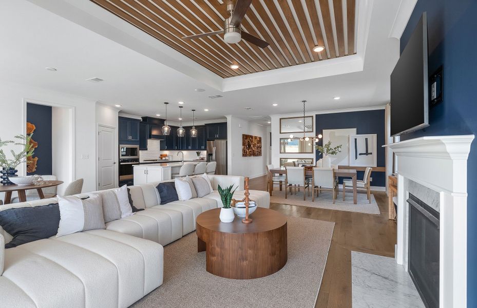 Representative furnished interior of a home built from the Mystique by John Wieland in Treymor, Mount Juliet (Image 20).