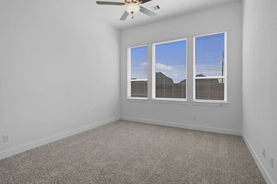 Representative unfurnished interior of a home built from the Hampton by Chesmar Homes in Elyson 50's, Katy (Image 21). Representative unfurnished interior of a home built from the Hampton by Chesmar Homes in Elyson 50's, Katy (Image 21).