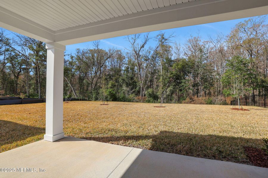 Exterior details and patio area of a home in TrailMark, St. Augustine (Image 4).