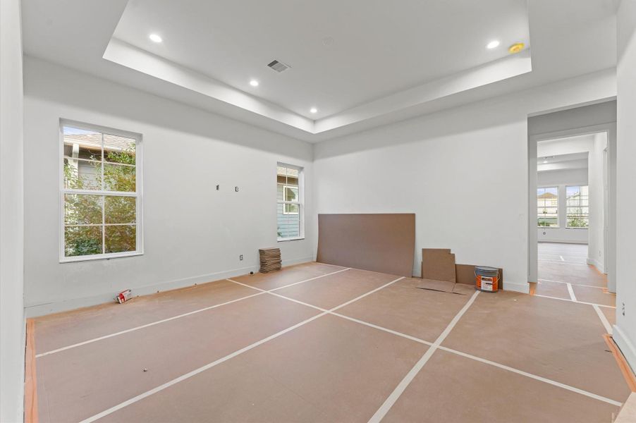 Expansive game room.