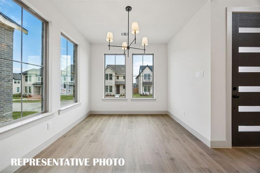 Whether it's lively dinner parties or cozy family meals, this dining room fits all occasions! REPRESENTATIVE PHOTO Whether it's lively dinner parties or cozy family meals, this dining room fits all occasions! REPRESENTATIVE PHOTO