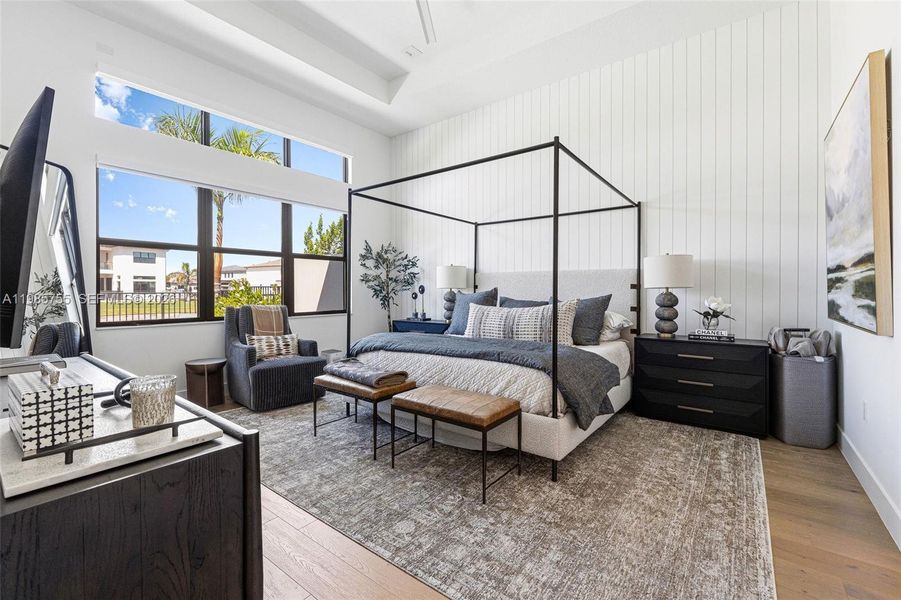 Furnished interior view inside a new home in , Boca Raton (Image 11).