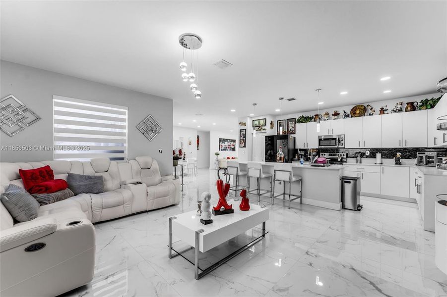 Furnished interior view inside a new home in , Homestead (Image 32). Furnished interior view inside a new home in , Homestead (Image 32).