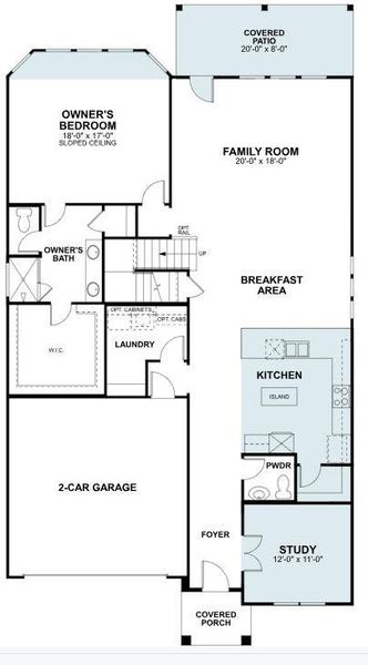 2D floor plan layout of this home in Barksdale, Leander, TX (Image 5).