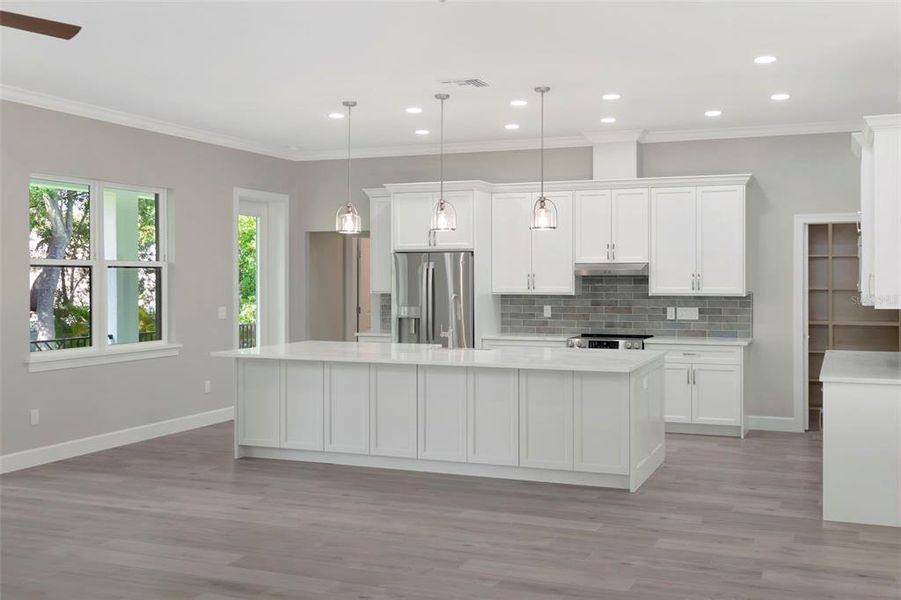Furnished interior view inside a new home in , Safety Harbor (Image 9).