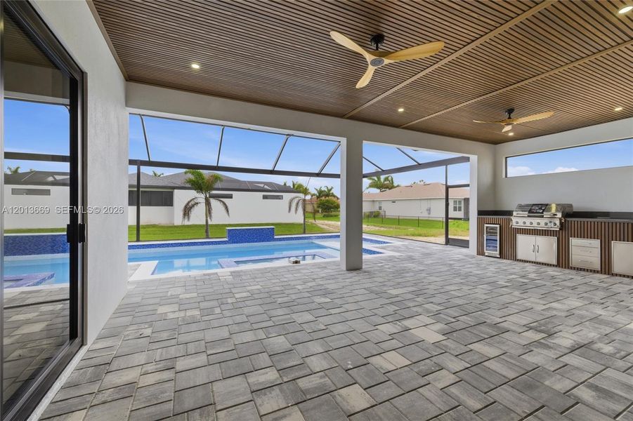 Exterior details and patio area of a home in , Cape Coral (Image 30).