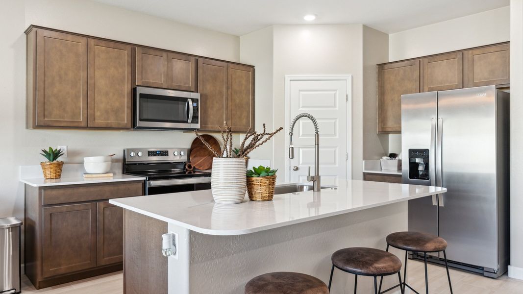Furnished interior view inside a new home in Desert Moon Estates, Buckeye (Image 5).