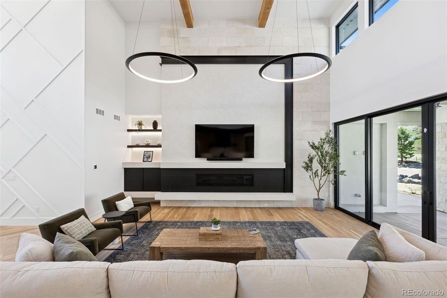 Furnished interior view inside a new home in , Littleton (Image 10).