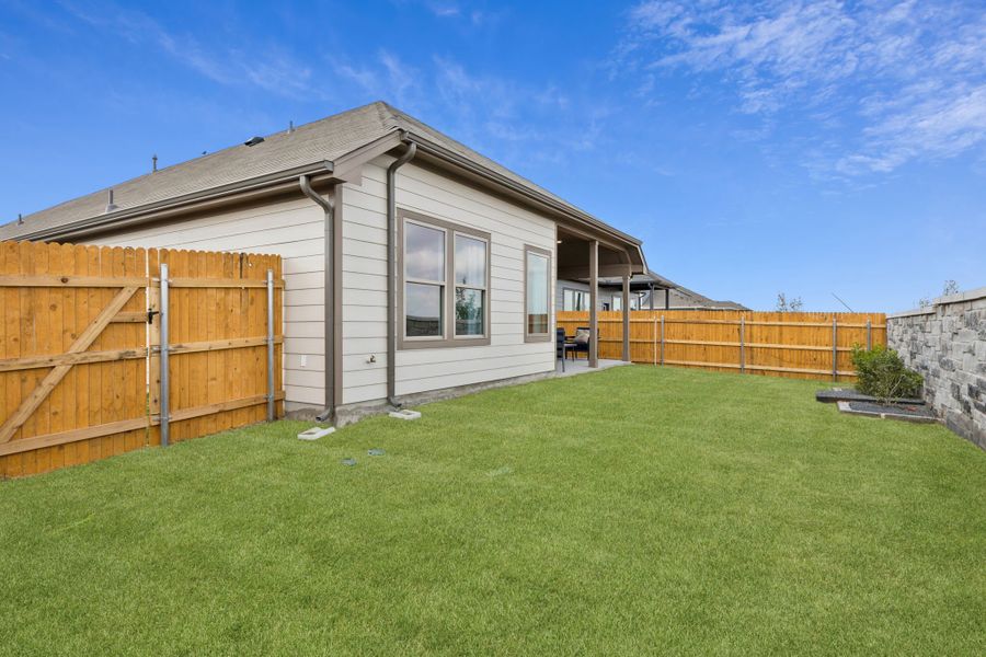 Patio in the Diamond home plan by Trophy Signature Homes – REPRESENTATIVE PHOTO Patio in the Diamond home plan by Trophy Signature Homes – REPRESENTATIVE PHOTO
