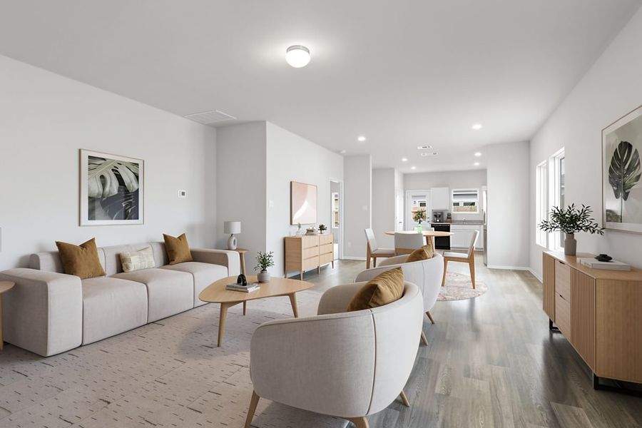 Furnished interior view inside a new home in Hymeadow, Maxwell (Image 4).