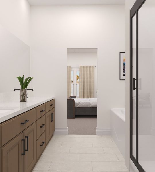 Furnished interior view inside a new home in Willows at Bella Vista Farms, San Tan Valley (Image 6). Furnished interior view inside a new home in Willows at Bella Vista Farms, San Tan Valley (Image 6).