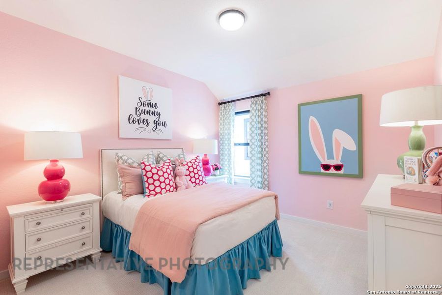 Furnished interior view inside a new home in Davis Ranch: 45ft. lots, San Antonio (Image 18).