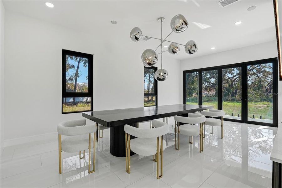 Furnished interior view inside a new home in , Tampa (Image 57).