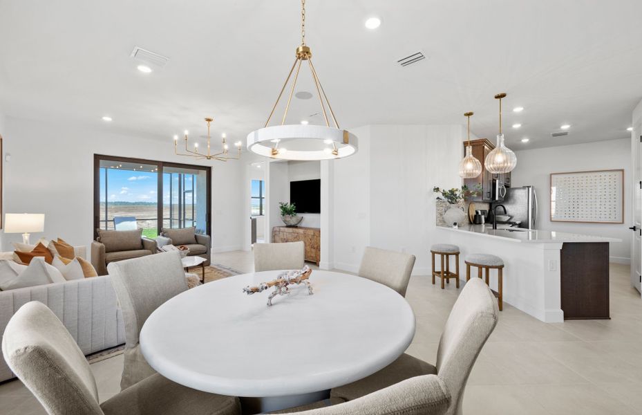 Furnished interior view inside a new home in Del Webb Catalina, Lakewood Ranch (Image 18).