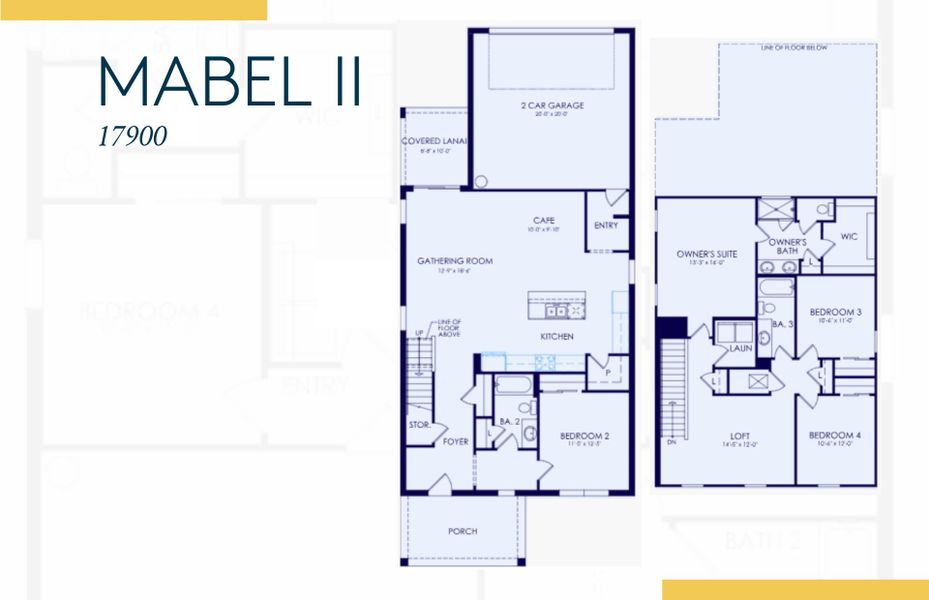 2D floor plan layout of this home in SeaFlower, Bradenton, FL (Image 2). 2D floor plan layout of this home in SeaFlower, Bradenton, FL (Image 2).
