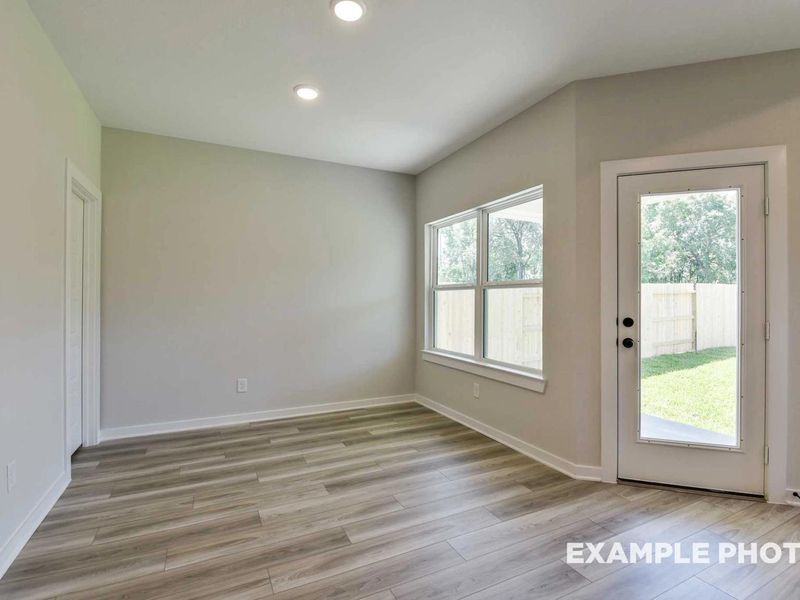 Representative unfurnished interior of a home built from the The Daphne F by Davidson Homes LLC in Sundance Cove, Crosby (Image 14). Representative unfurnished interior of a home built from the The Daphne F by Davidson Homes LLC in Sundance Cove, Crosby (Image 14).