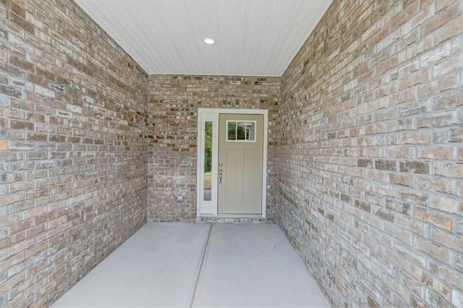 Exterior details and patio area of a home in Park Place, Bowdon (Image 4). Exterior details and patio area of a home in Park Place, Bowdon (Image 4).