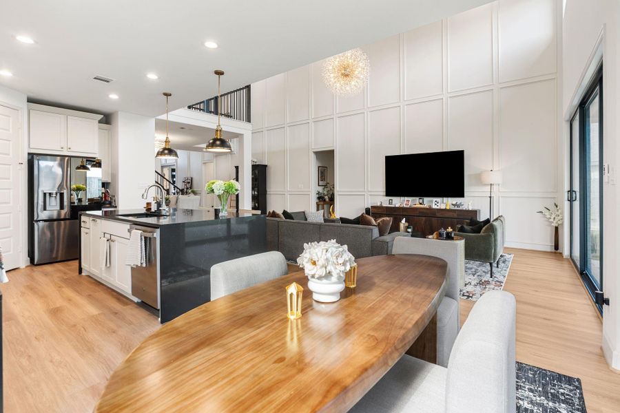 Furnished interior view inside a new home in , Richmond (Image 39). Furnished interior view inside a new home in , Richmond (Image 39).