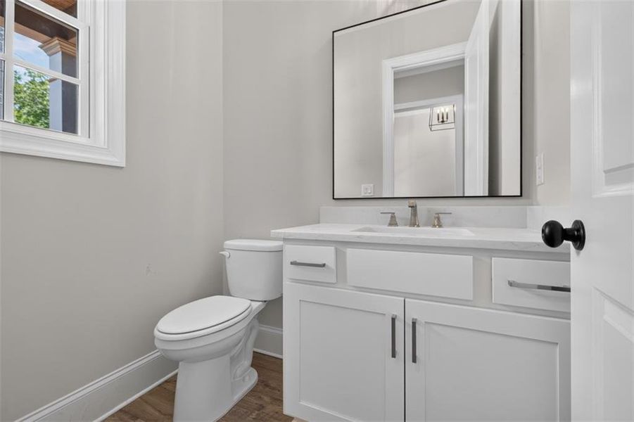 Furnished interior view inside a new home in , Flowery Branch (Image 16).