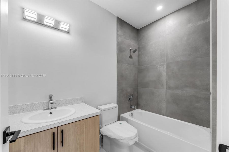 Furnished interior view inside a new home in , Miami (Image 6).