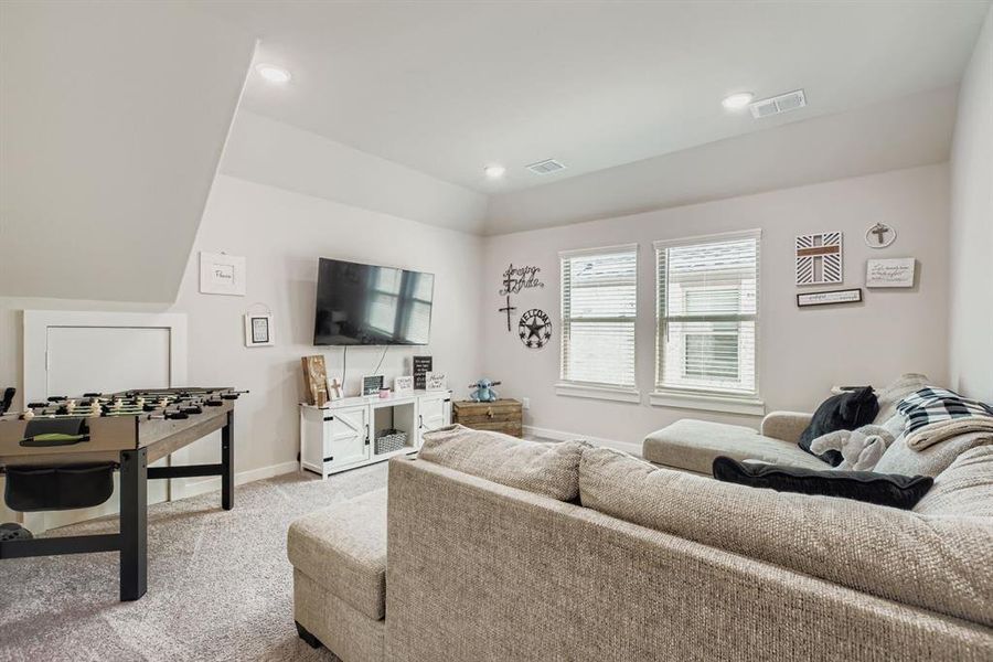 Furnished interior view inside a new home in Lakehaven, Farmersville (Image 16). Furnished interior view inside a new home in Lakehaven, Farmersville (Image 16).