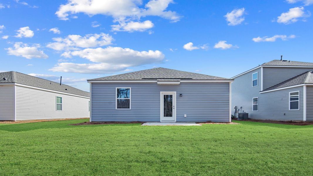 Exterior details and patio area of a home in The Retreat at East Argent, Ridgeland (Image 2).