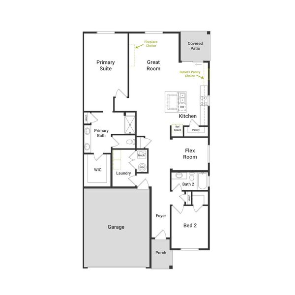 2D floor plan layout of this home in The Reserve at Green Valley Ranch Aurora, Aurora, CO (Image 2). 2D floor plan layout of this home in The Reserve at Green Valley Ranch Aurora, Aurora, CO (Image 2).